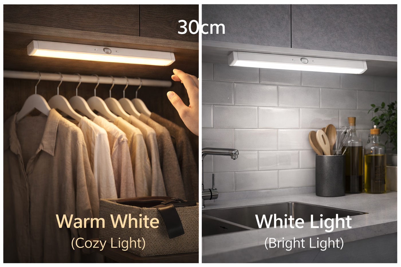 Smart Motion Sensor Light (Rechargeable | Magnetic | No Wiring)