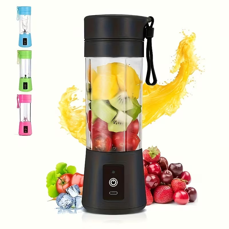 Mini Portable USB Electric Blender & Fruit Juicer – Rechargeable & Compact